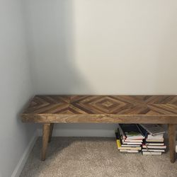 Brown Wooden Bench