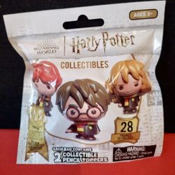 Harry Potter Pencil Toppers - 1 Pack - Each Bag Has 2 toppers - Blind Bags - NEW