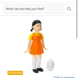 Squid Game Remote Control Doll Limited Edition No Longer Sold 