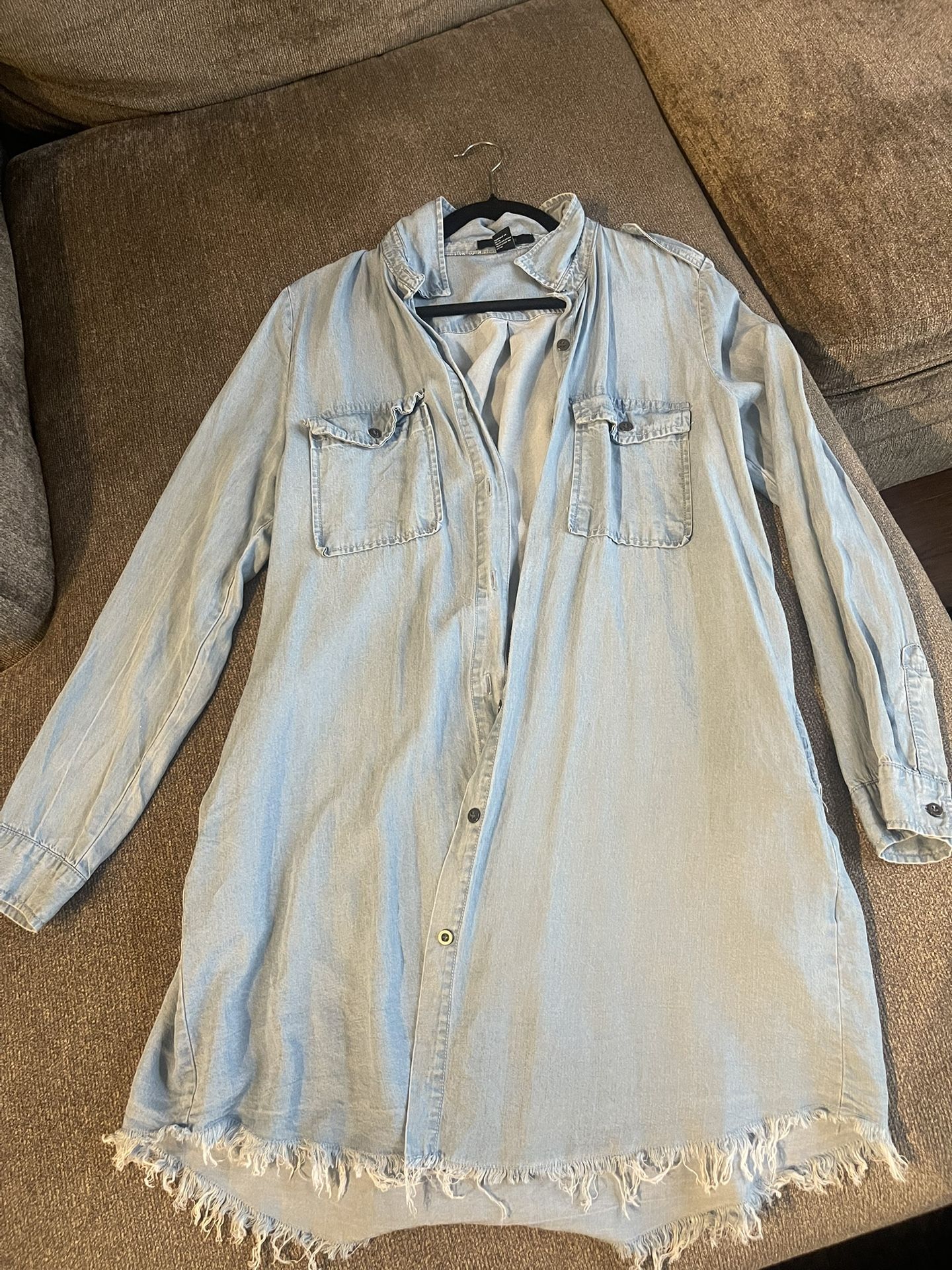 Vintage Distressed Light Denim