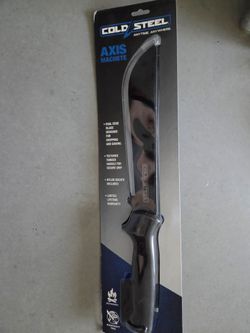 Cold Steel CS-MA-AXIS: Axis Machete / 18" Overall / 11" Blade,Black