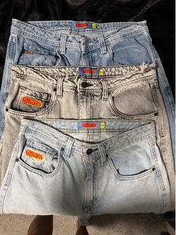 $25 each or all for $100 3 pants 3 shorts great condition