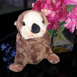 Sea Otter Sitting Stuffed Animal by Webkinz 5