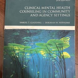 Clinical Mental Health Counseling in Community and Agency Settings 