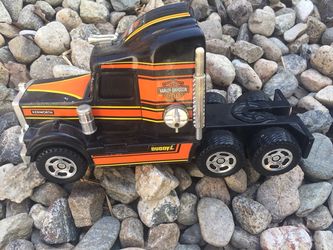 1992 Buddy L Kenworth Harley Davidson Hauler Semi-Truck