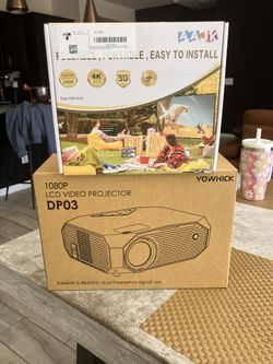 Projector And 100 Inch Screen