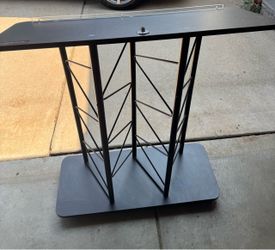Black Metal Speaker Stand