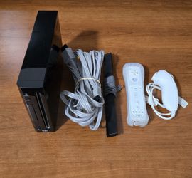 Black Nintendo Wii