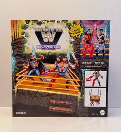 WWE Masters Of The WWE Universe Fright Zone Ring With Hall and Nash