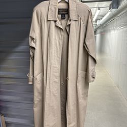 Eddie Bauer Outdoor Outfitter Jacket Trench Coat Size Petite (M) Medium
