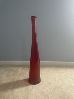 Large Glass Floor Vase/Decor