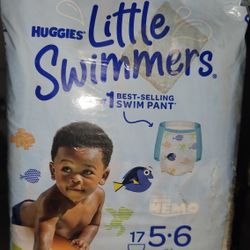 New Huggies Little Swimmers Size 5-6