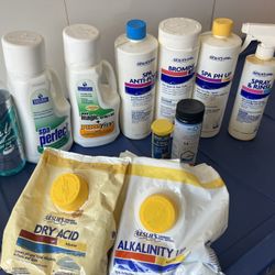 Pool/Spa/Hot Tub chemicals and water Test Strips