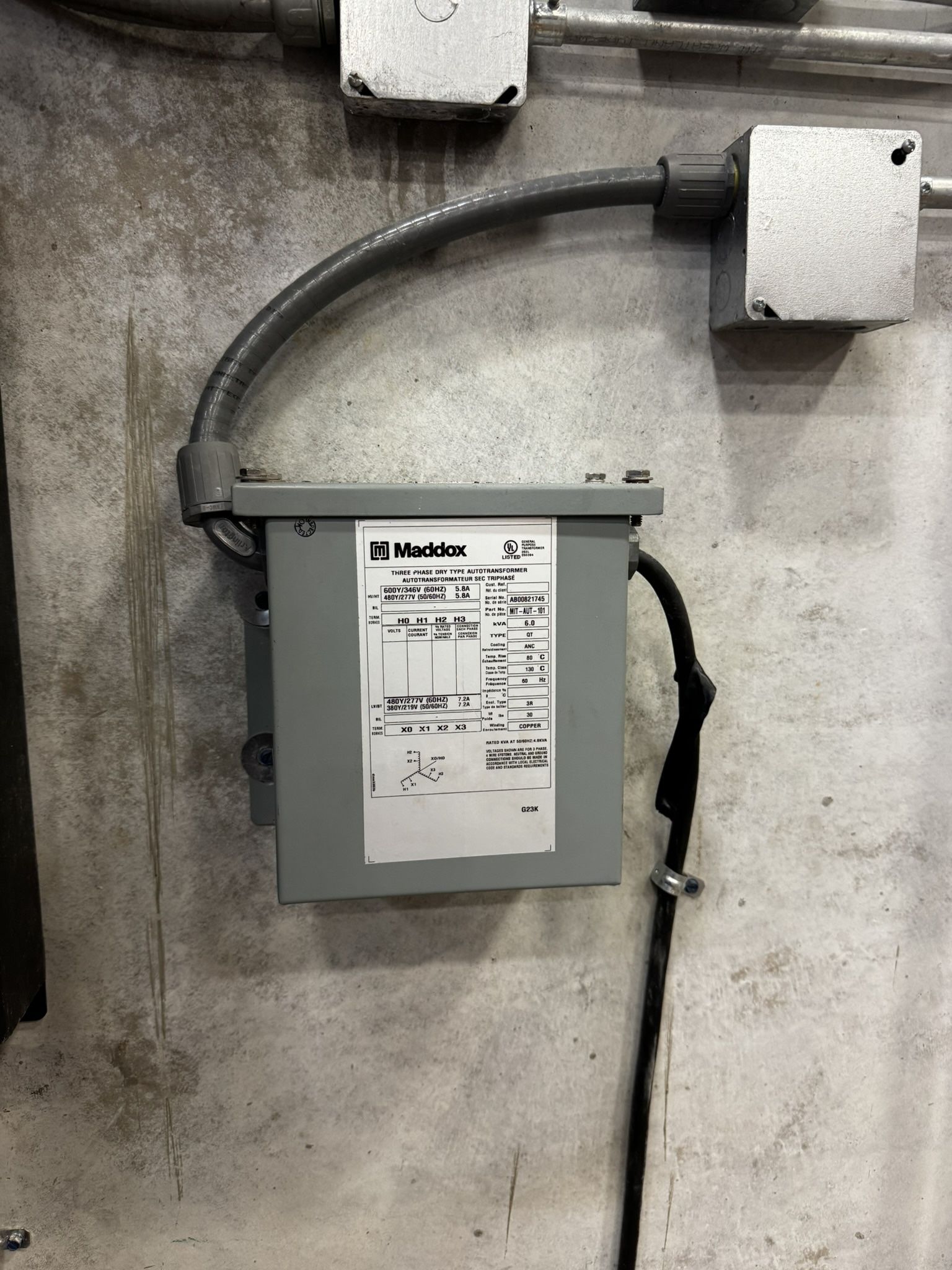 Maddox Three-Phase Autotransformer – Excellent Condition