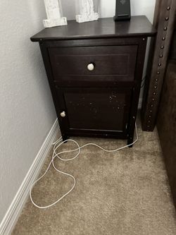 2 Brown Night Stand For $150