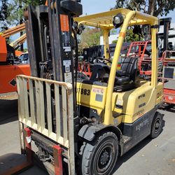 Hyster H50FT,  5k Lb. Capacity Solid Pneumatic Tire Forklift 