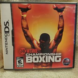 Showtime Championship Boxing Nintendo DS Game 