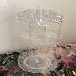 Spinning Acrylic Makeup Organizer