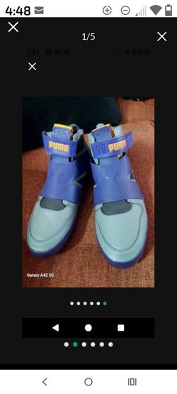 PUMA ORTHO  ECO-LITE SNEAKERS MENS SIZE 9.5 Extremely Rare!! They Are Purple & Gray