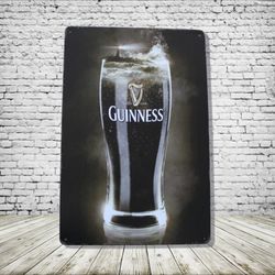 Guinness Vintage Style Antique Collectible Tin Metal Sign Wall Decor