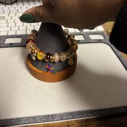 Brown Color Charm Bracelet