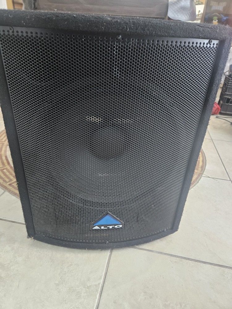 Alto Subwoofer With Built In Amp Stereo Or Mono