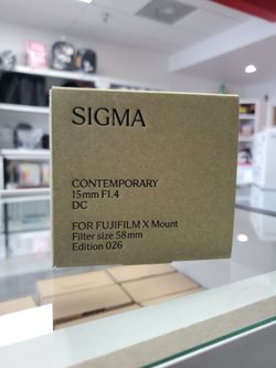 Sigma 15mm F1.4 DC for Fuji X Mount