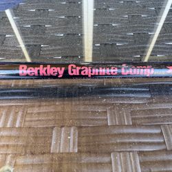 1 Pc. 6’ Berkley Spinning Rod W/ Zebco Spinning Reel 