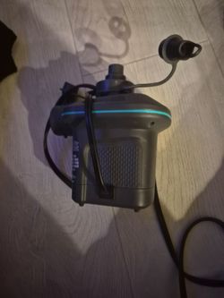 Electric Air Pump with Nozzle Attachments air mattress pump