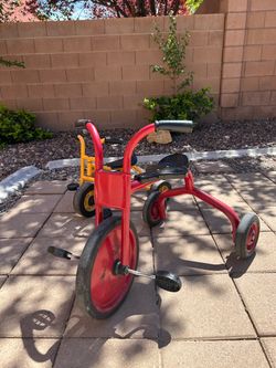 Lakeshore Kids Heavy-Duty Metal Tricycle – Red