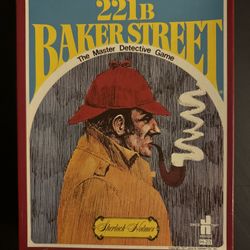 Vintage 221B Baker Street Game – Sherlock Holmes – 1977