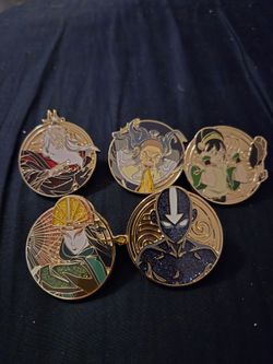 Figpin avatar the last airbender pin x 5 hyper super rare locked