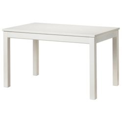 IKEA EXTENDABLE DINING TABLE (LANEBERG) + 4 FREE DINING CHAIRS (WAYFARER)