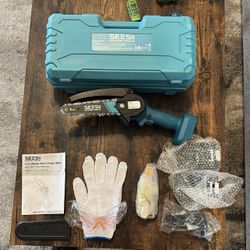 SEESII POWER TOOLS CORDLESS MINI CHAIN SAW