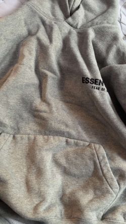Grey Essentials hoodie size M