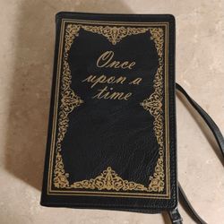 Leather Once Upon A Time Looks Like A Book But It's A Purse Crossbody Bag