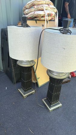 Three lamps