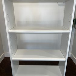 3 Shelf Bookcase White 