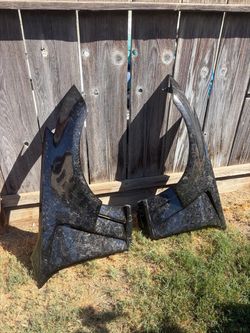 350z Carbon Fenders
