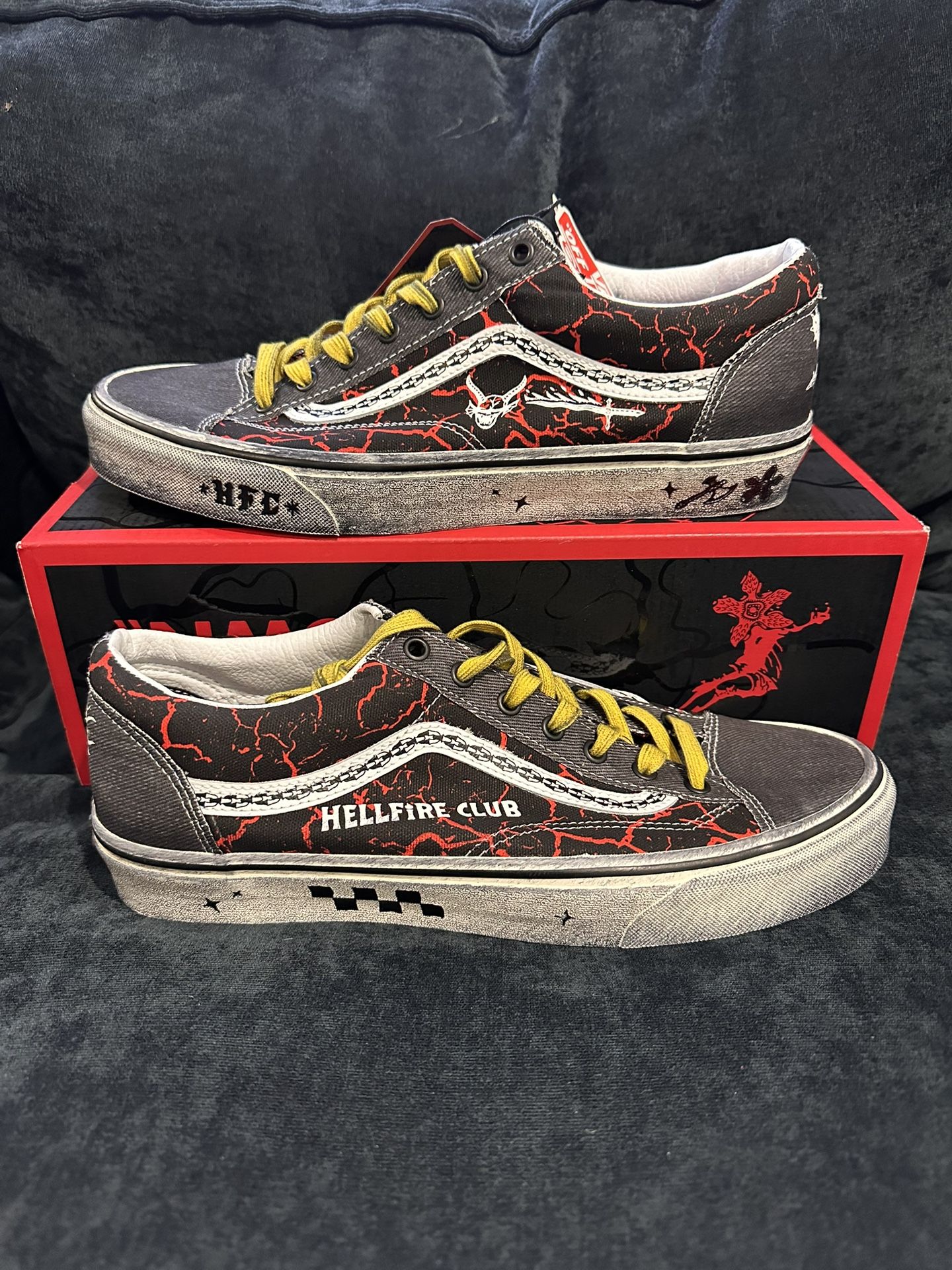 Size 11.5 - VANS Stranger Things x Style 36 Hellfire Club
