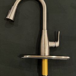 Stainless Steel Gooseneck Kitchen Faucet