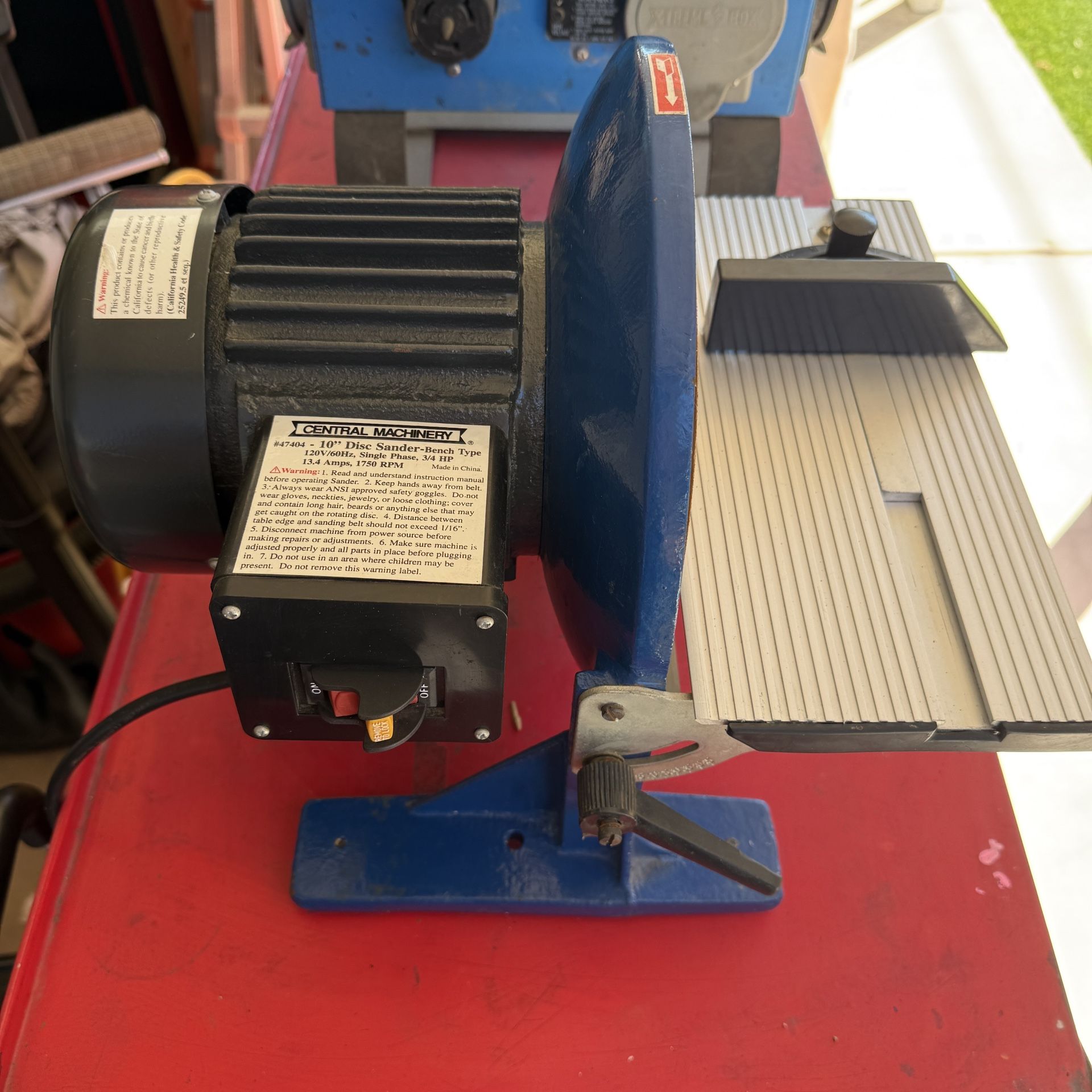 10” 3/4hp BENCH DISC SANDER
