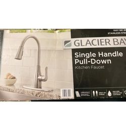✨️ Glacier Bay Mckenna Pull-Down Kitchen Faucet Stainless B32