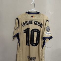 Barcelona Away Jersey Lamine Yamal #10