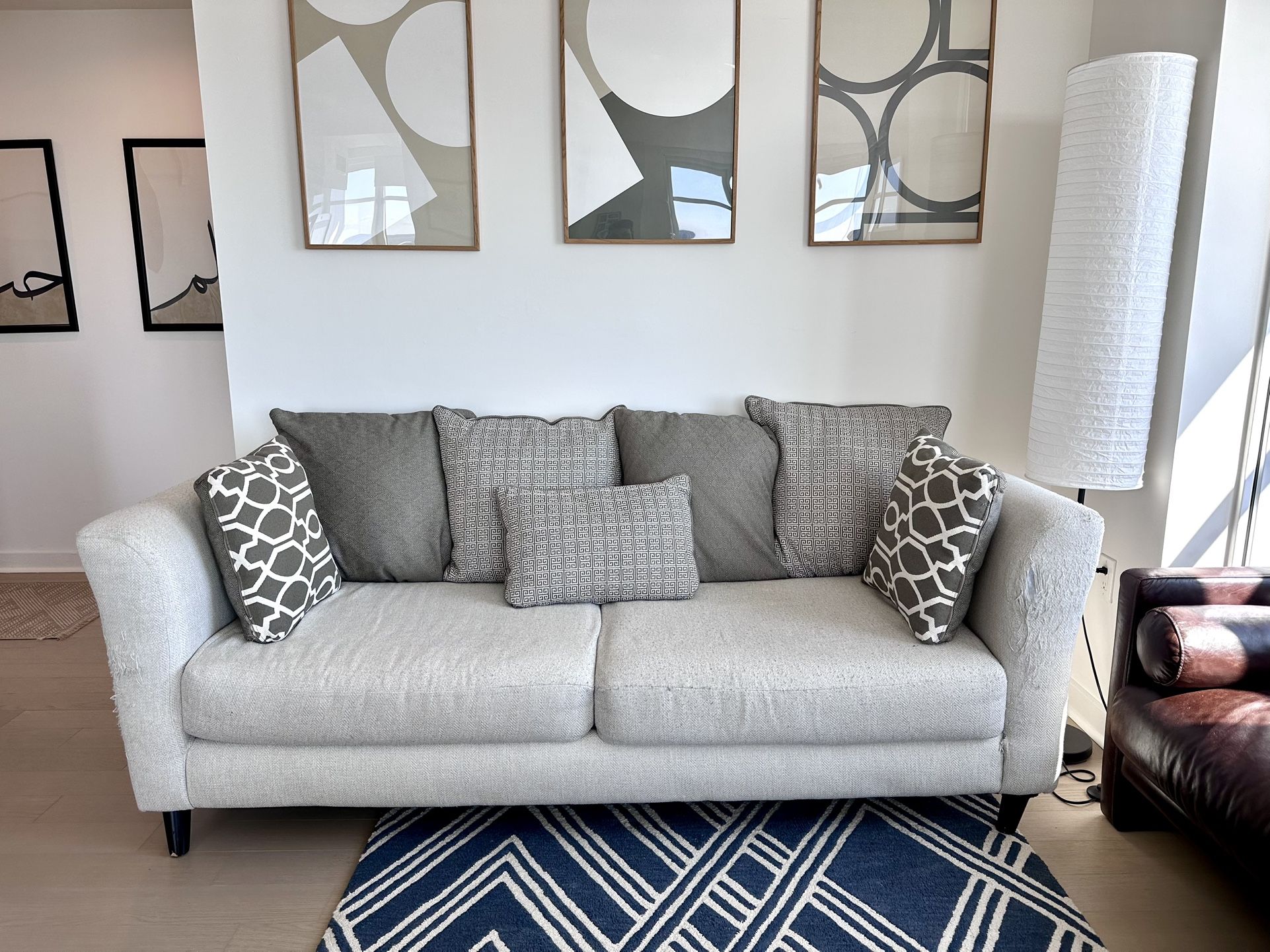 FREE 3 Seat Beige Sofa