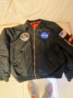 Alpha industries bomber jacket nasa collab L/XL