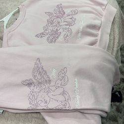 Cropped hoodrich sweatoutfit