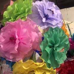 12 Mexican Theme Flowers Decoration