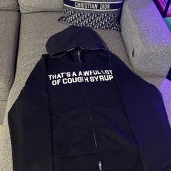 Rhinestone aloc hoodie