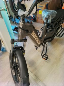 HovCart grey and orange color ebike